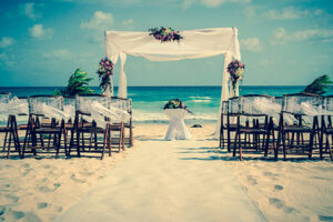 Photo: Wedding Altar on the Beach via Shutterstock