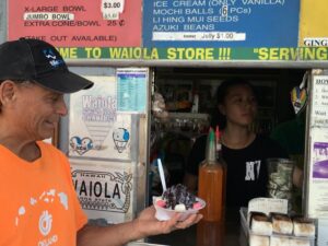 Waiola Shave Ice in Honolulu; Credit: Nalea J. Ko