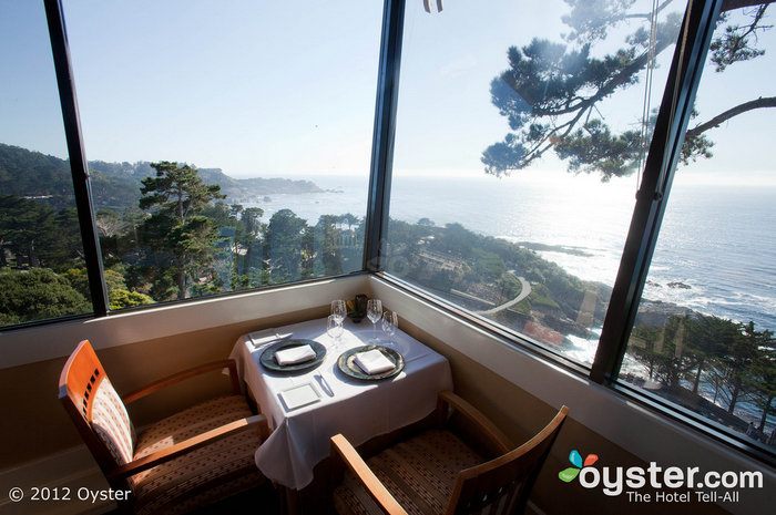 The Pacific's Edge Restaurant serves gourmet cuisine that rivals these gorgeous views.