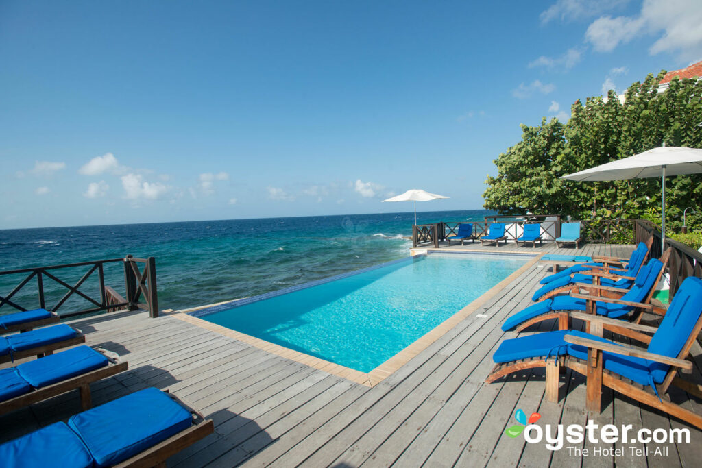 Oceanfront Pool at The Scuba Lodge & Suites, Curacao/Oyster