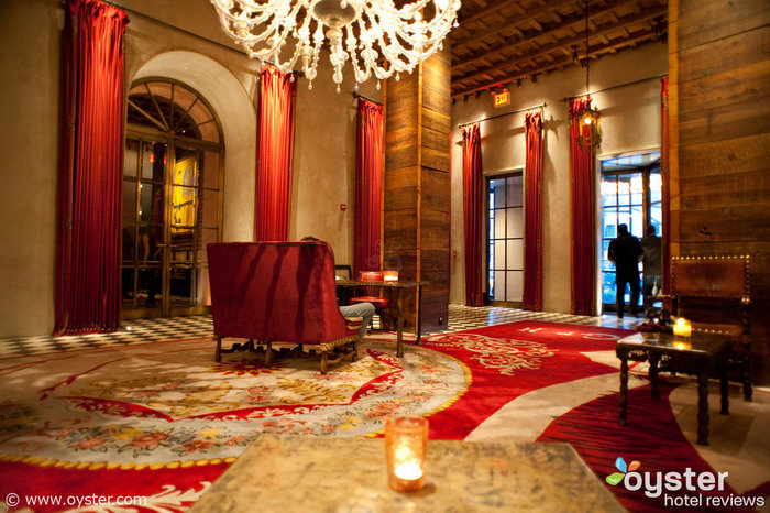 The lobby at The Gramercy Park Hotel