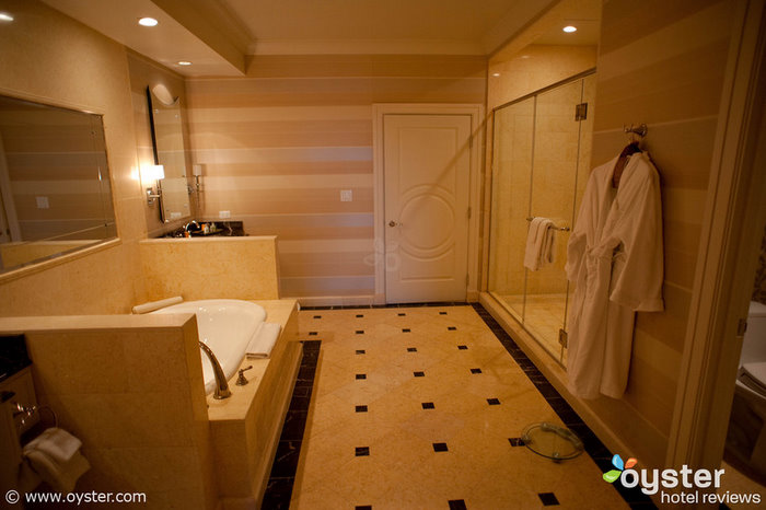 Siena Suite bathroom at the Palazzo Resort Hotel & Casino