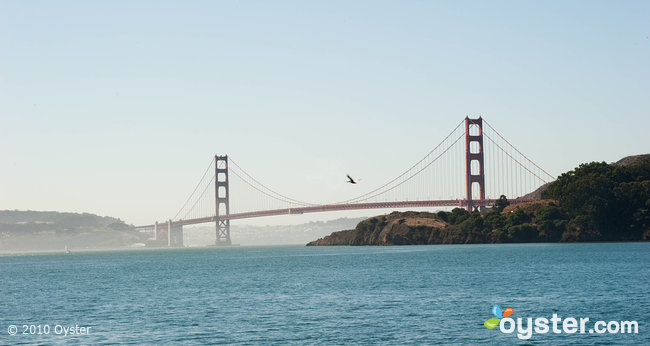 View of the Golden Gate Bridge in San Francisco