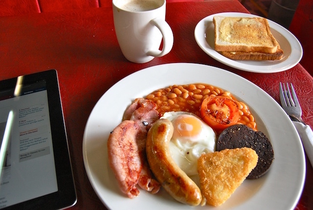 Full English Breakfast; Photo credit: Flickr/Magnus D