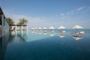 Pool at The Chedi Muscat – a GHM Hotel in Muscat, Oman/Oyster