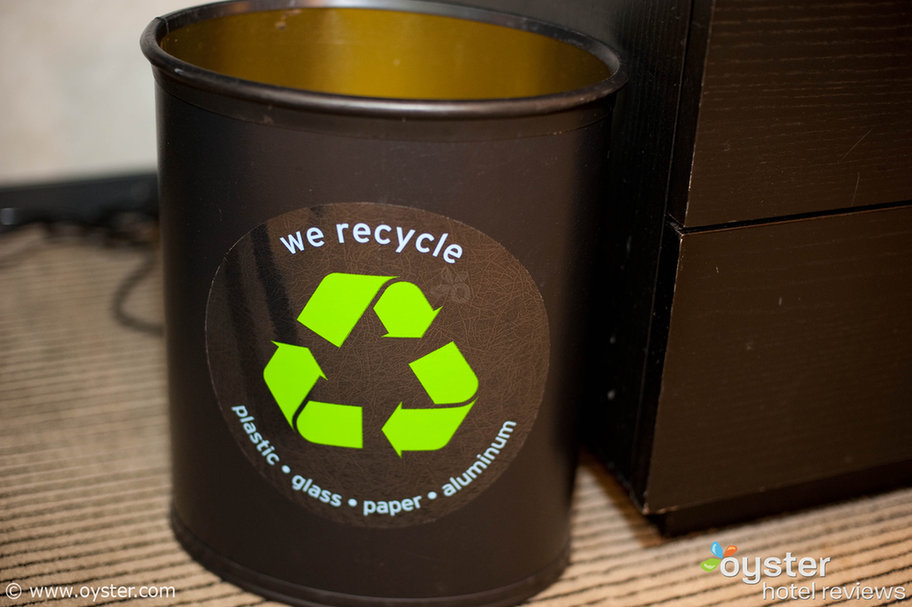 Despite what the Starwood exec says below, the Westin New York at Times Square claims to recycle
