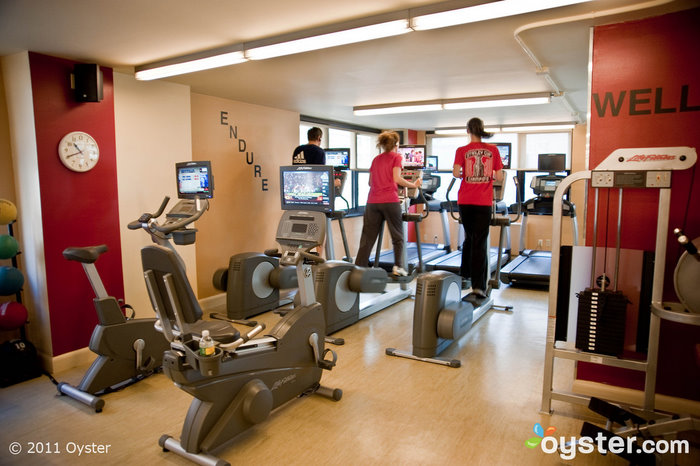 The fitness center at the Affinia Dumont; New York, NY