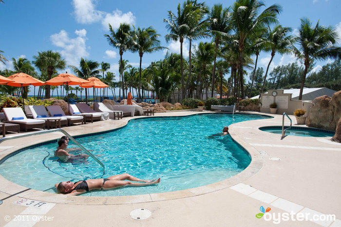 The adult pool at the Marriot Harbor Beach Resort and Spa; Fort Lauderdale, FL