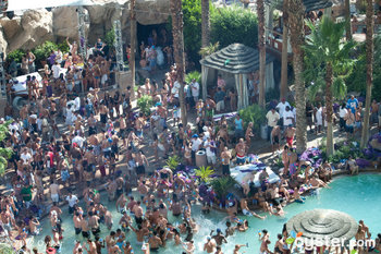 Throngs of young people hit the Hard Rock Hotel's Sunday Rehab Pool Party each week in Las Vegas.