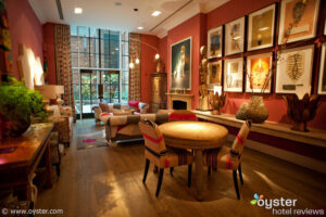 The Crosby Street Hotel has whimsical, English-influenced style.