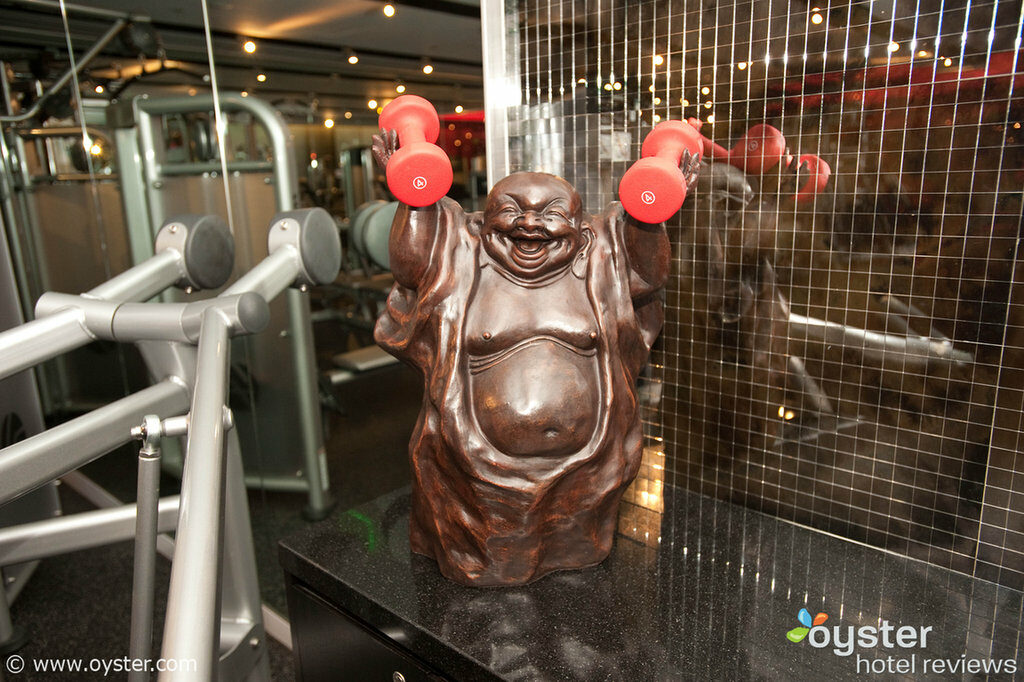 Spotted in Sofitel L.A.'s fitness center