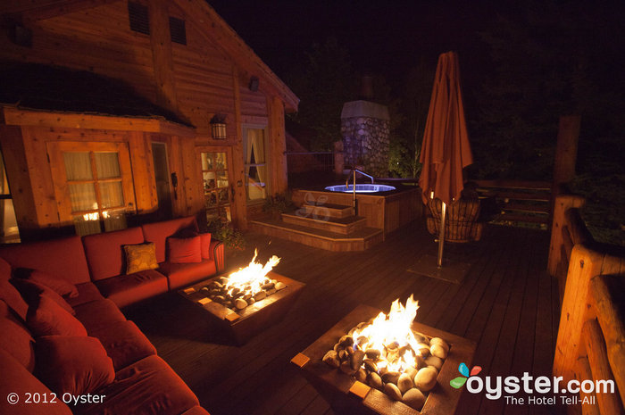 Cuddle up in front of the fire at the Rusty Parrot, or take a late night dip in the whirlpool.