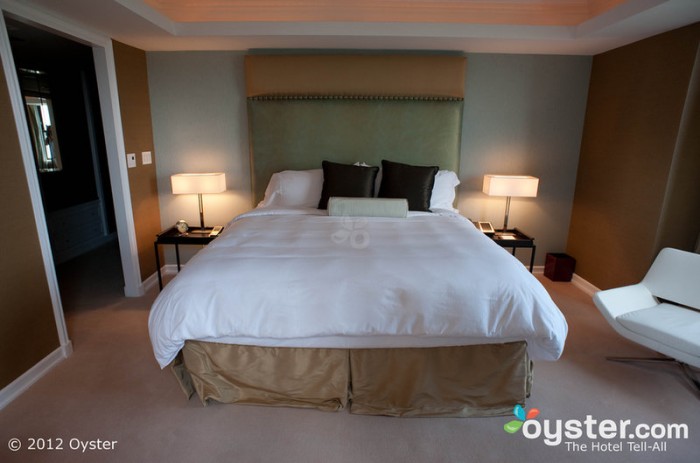 The Essex House Presidential Suite is conservatively luxurious