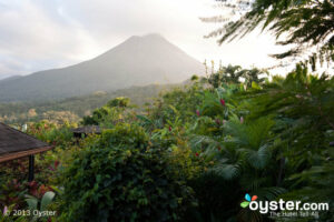 The Arenal Volcano is one of the top attractions in Costa Rica, and it is still possible to see some fumaroles activity.