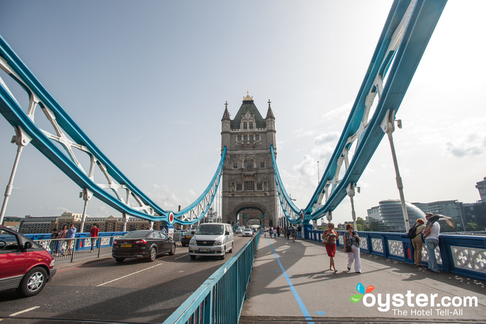 The Tower Bridge was designed by Sir Horace Jones in 1884.