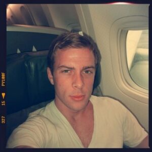 Bryce on a plane headed to the Philippines #selfie