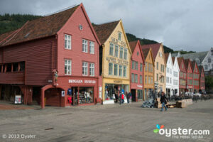 Bryggen is home to quaint -- and colorful -- 17th-century buildings.