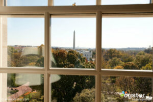 The Obamas had a view of the White House when they stayed at The Hay-Adams in the weeks leading up to the President's inauguration