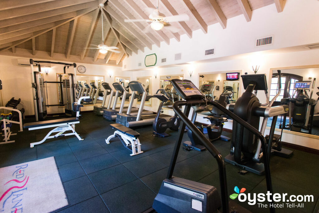Fitness Center at the Sandals Royal Plantation
