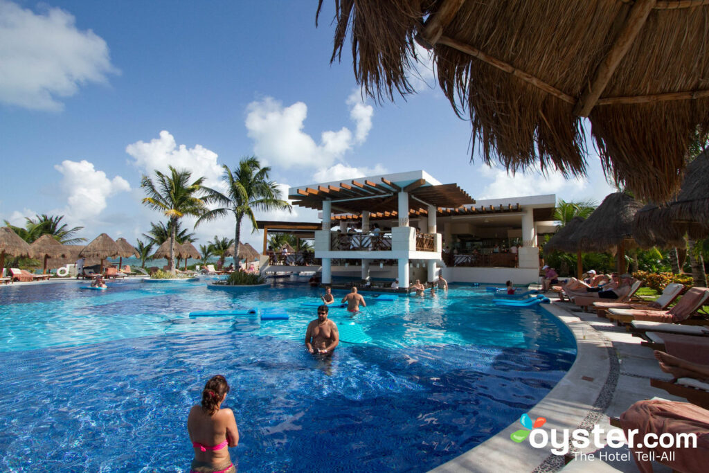Main swimming pool at Excellence Playa Mujeres