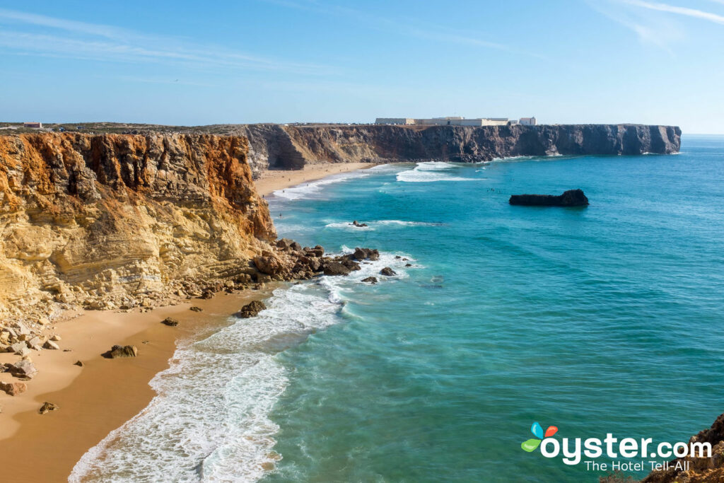 Two of Sagres' stunning beaches