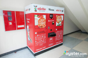 Pizza Vending Machine at the aletto Kudamm Hotel & Hostel