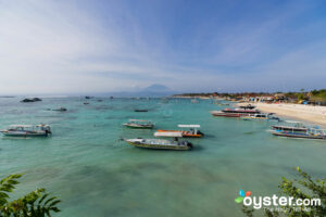 View of Mount Agung from Oka7 Bungalow; Oyster 