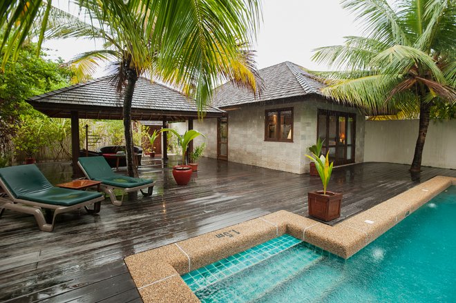 Die Sultan Pool Villa im Kuredu Island Resort & Spa / Oyster