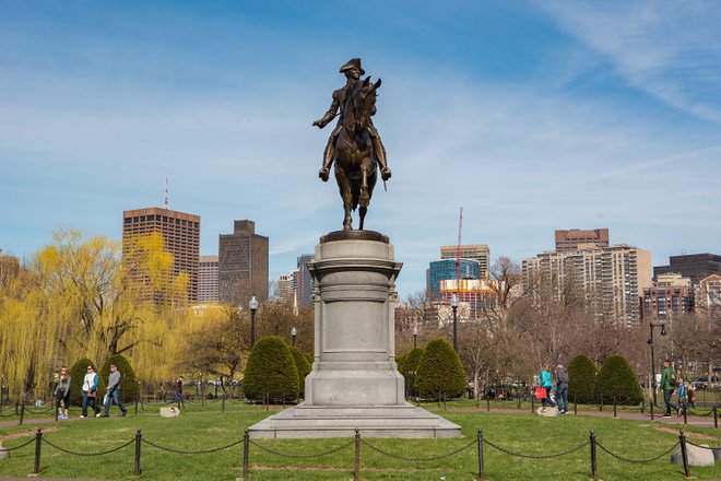 Estatua de George Washington, Boston Common en Boston / Oyster