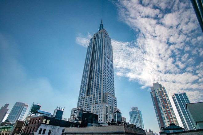 Vista dell'Empire State Building presso l'Hotel Metro / Oyster