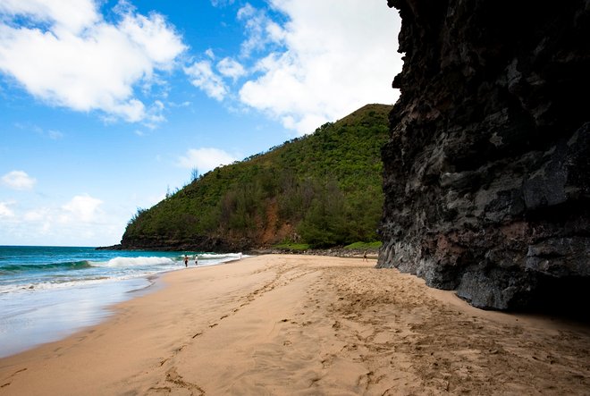 Spiaggia di Hanakapiai, Na Pali Coast, Kauai, Hawaii / Oyster
