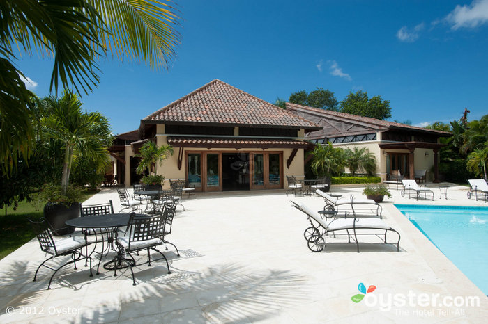 Villas have private pools and fully equipped kitchens.