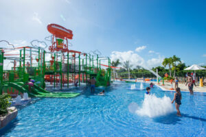 Water park with families at Nickelodeon Hotel and Resort Punta Cana