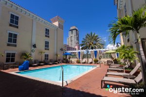 Pool at Hampton Inn and Suites St. Petersburg Downtown/Oyster