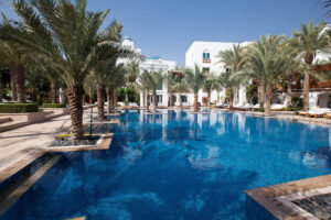 The Amara Spa pool at the Park Hyatt Dubai