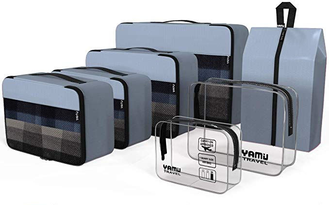 YAMIU 7-Piece Packing Cube Set